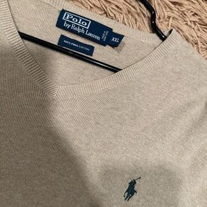 Vintage Polo Ralph Lauren V-neck Sweater. XXL.